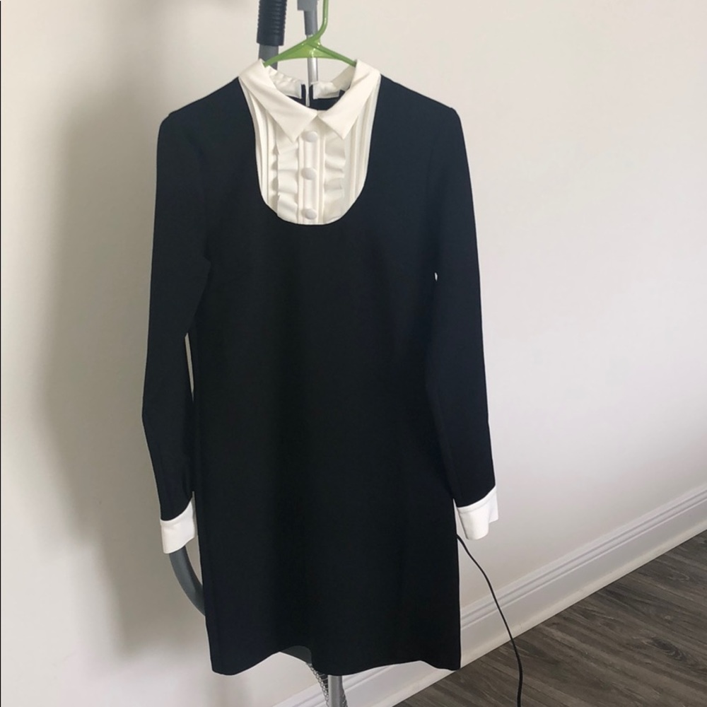 topshop tall black dress